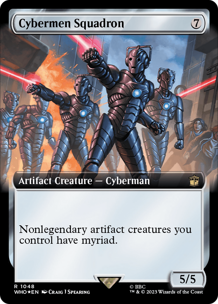 Cybermen Squadron (Extended Art) (Surge Foil) [Doctor Who] | Rook's Games and More