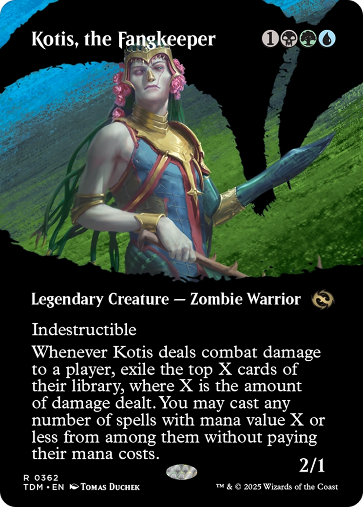 Kotis, the Fangkeeper (Borderless) [Tarkir: Dragonstorm] | Rook's Games and More