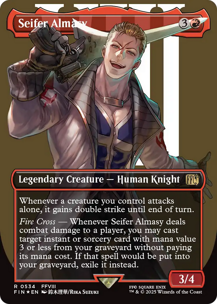 Seifer Almasy (Borderless) (Surge Foil) [FINAL FANTASY] | Rook's Games and More
