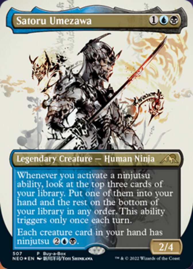 Satoru Umezawa (Buy-A-Box) [Kamigawa: Neon Dynasty] | Rook's Games and More