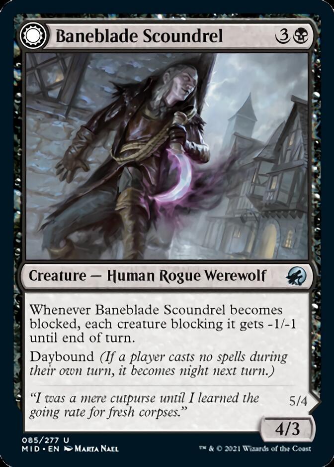 Baneblade Scoundrel // Baneclaw Marauder [Innistrad: Midnight Hunt] | Rook's Games and More
