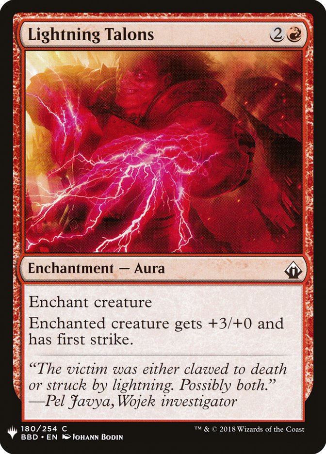Lightning Talons [Mystery Booster] | Rook's Games and More