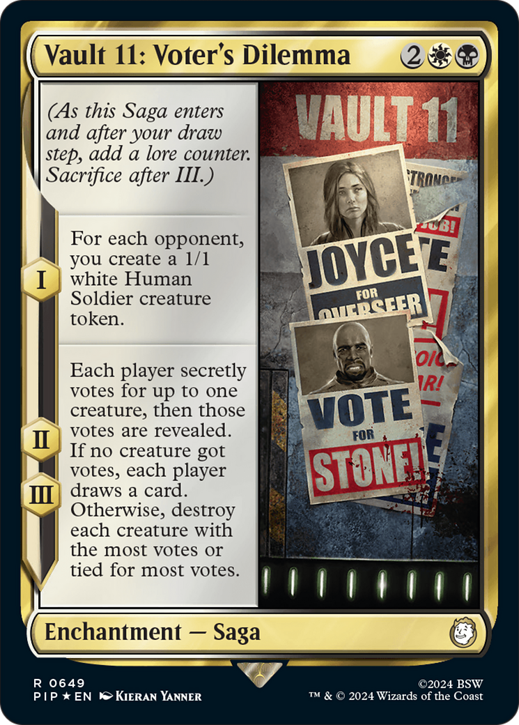 Vault 11: Voter's Dilemna (Surge Foil) [Fallout] | Rook's Games and More