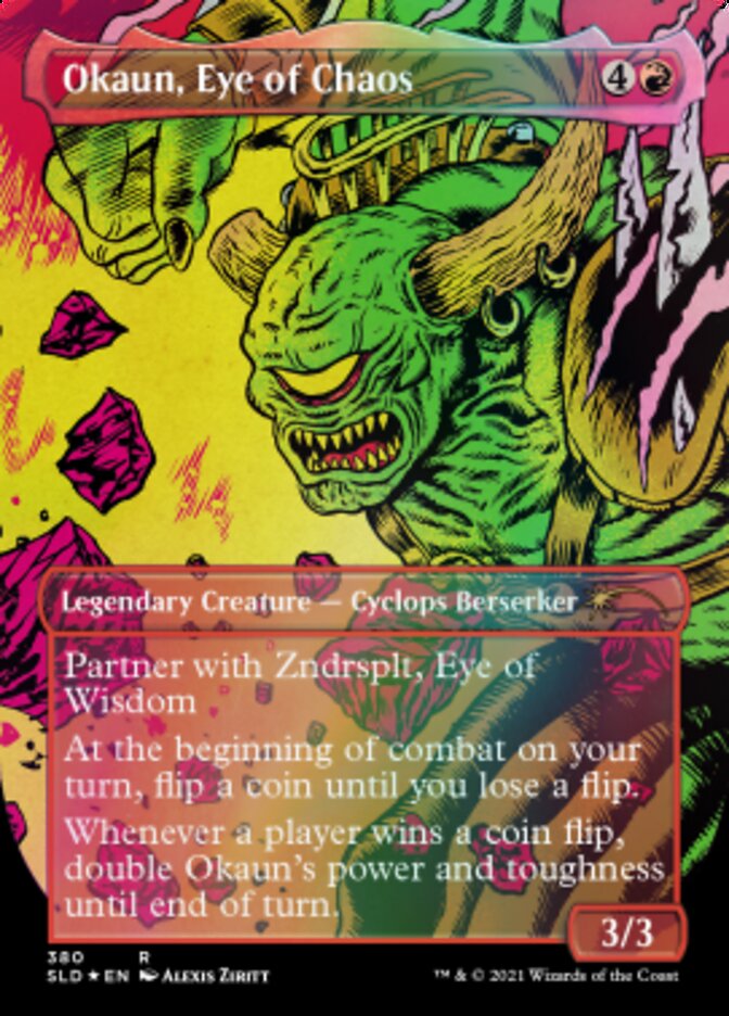 Okaun, Eye of Chaos // Okaun, Eye of Chaos (Borderless) [Secret Lair Drop Series] | Rook's Games and More