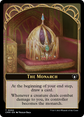 Copy (54) // The Monarch Double-Sided Token [Commander Masters Tokens] | Rook's Games and More