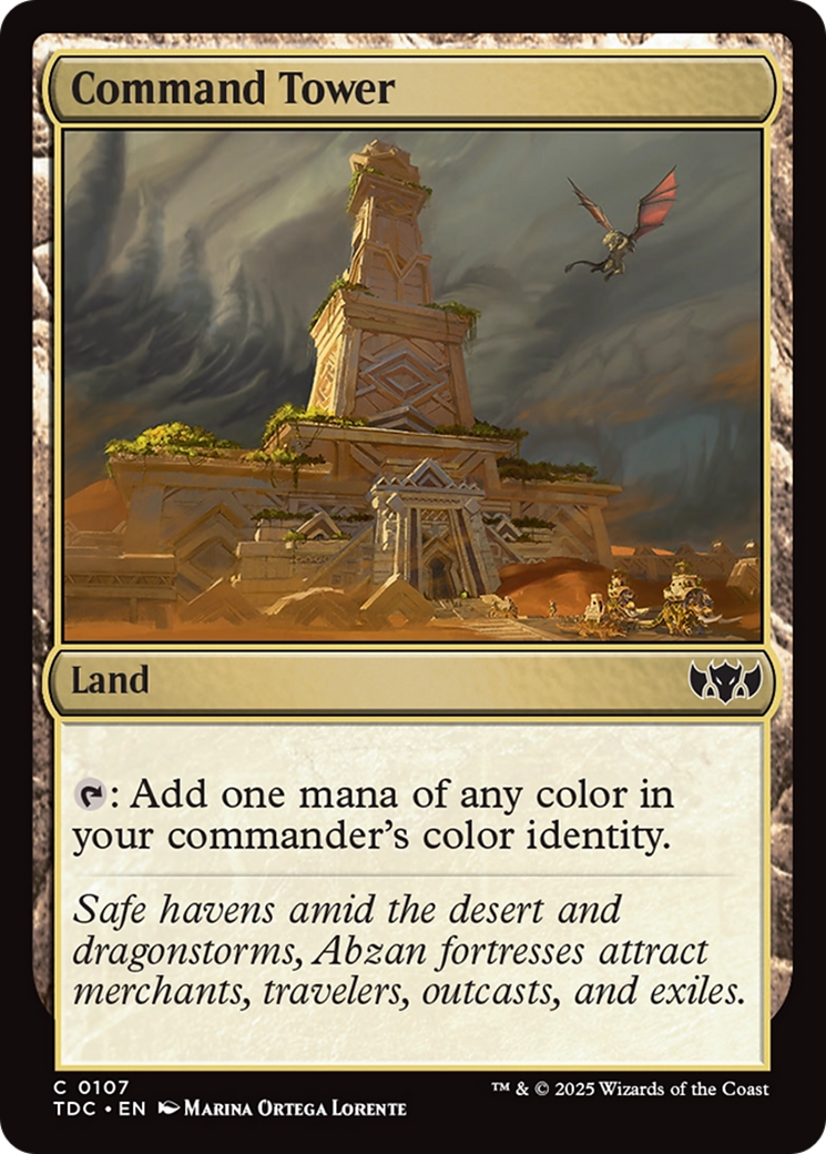 Command Tower [Tarkir: Dragonstorm Commander] | Rook's Games and More