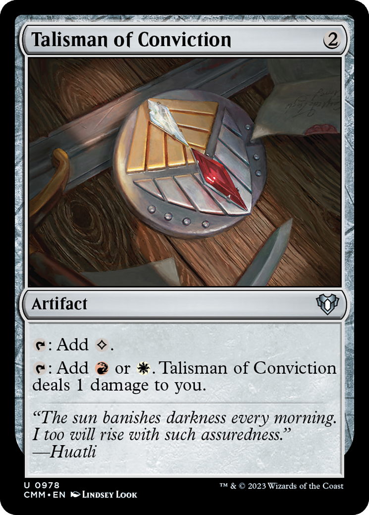 Talisman of Conviction [Commander Masters] | Rook's Games and More