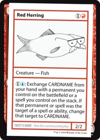 Red Herring (2021 Edition) [Mystery Booster Playtest Cards] | Rook's Games and More