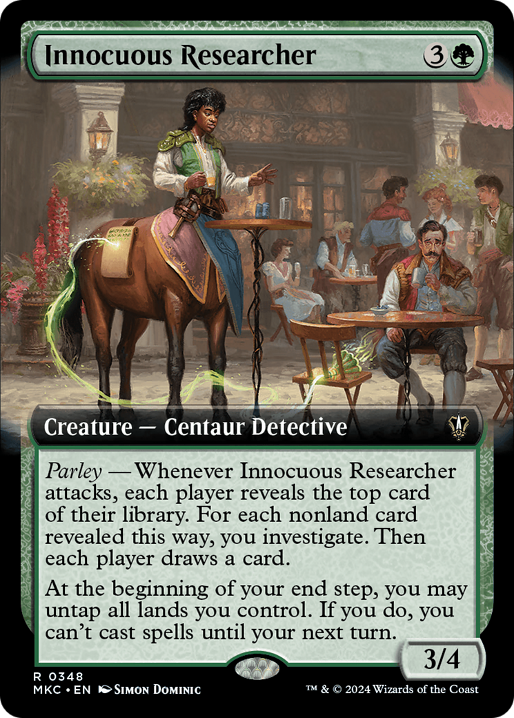 Innocuous Researcher (Extended Art) [Murders at Karlov Manor Commander] | Rook's Games and More
