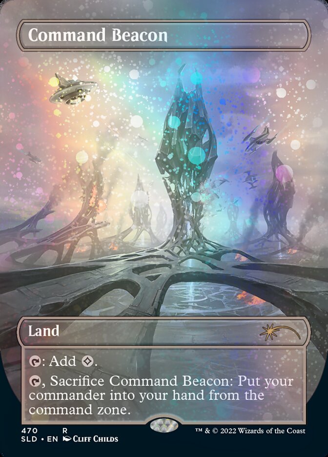Command Beacon (Galaxy Foil) [Secret Lair Drop Series] | Rook's Games and More