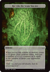 Rot Like the Scum You Are (Full Art) [Duskmourn: Archenemy] | Rook's Games and More