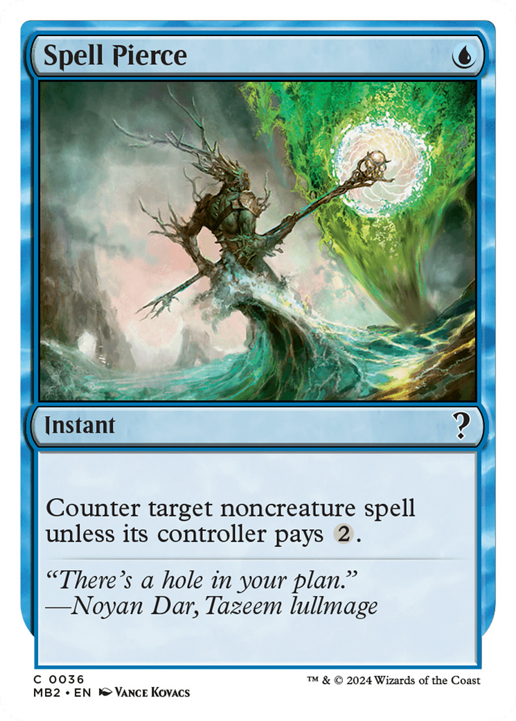 Spell Pierce (White Border) [Mystery Booster 2] | Rook's Games and More