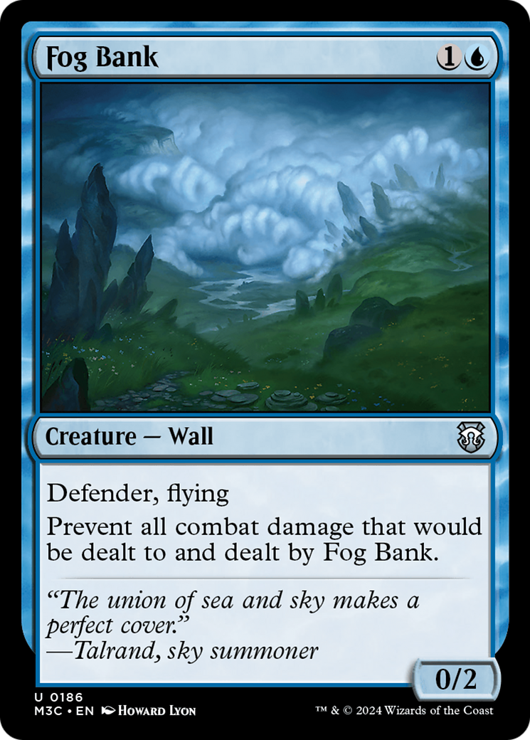 Fog Bank (Ripple Foil) [Modern Horizons 3 Commander] | Rook's Games and More