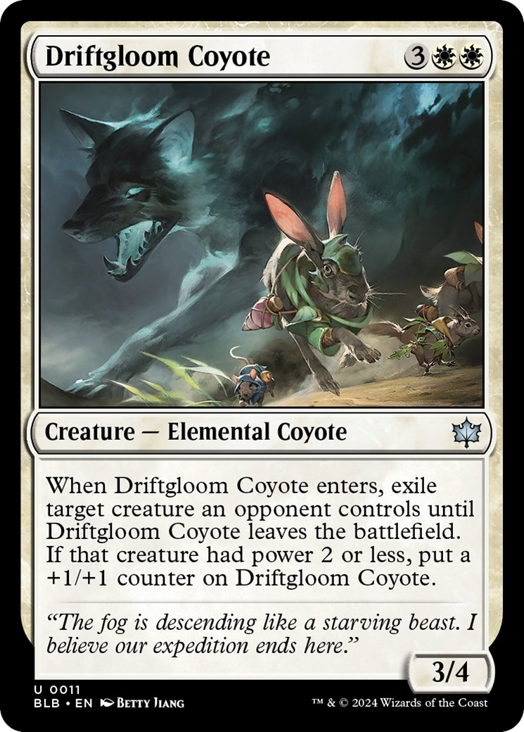 Driftgloom Coyote [Bloomburrow] | Rook's Games and More