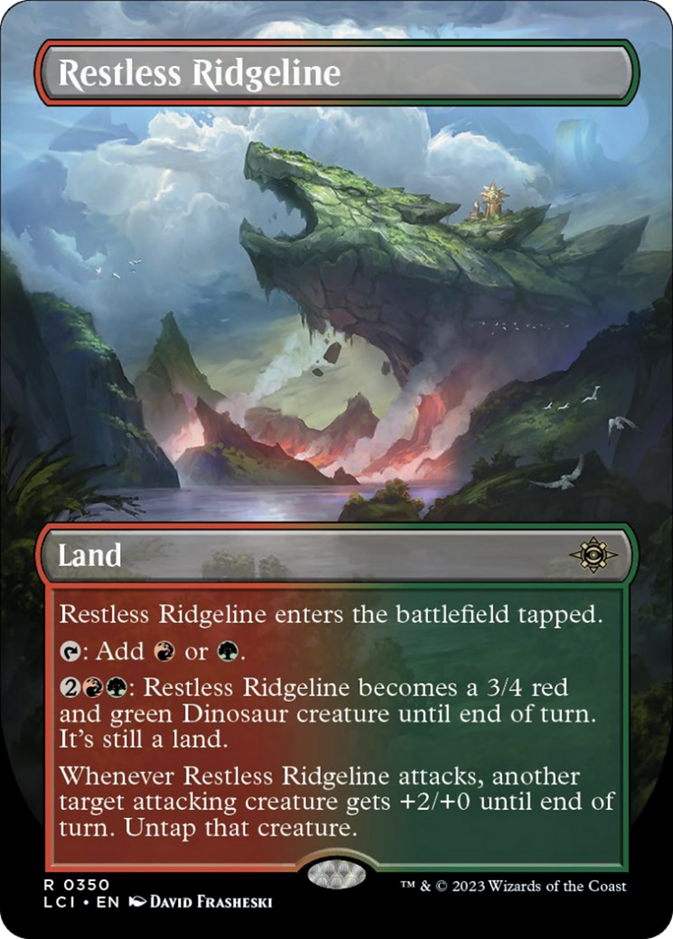 Restless Ridgeline (Borderless) [The Lost Caverns of Ixalan] | Rook's Games and More