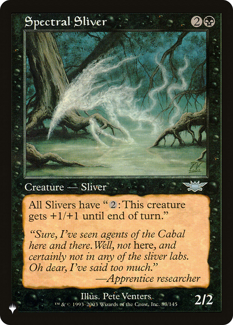 Spectral Sliver [The List Reprints] | Rook's Games and More