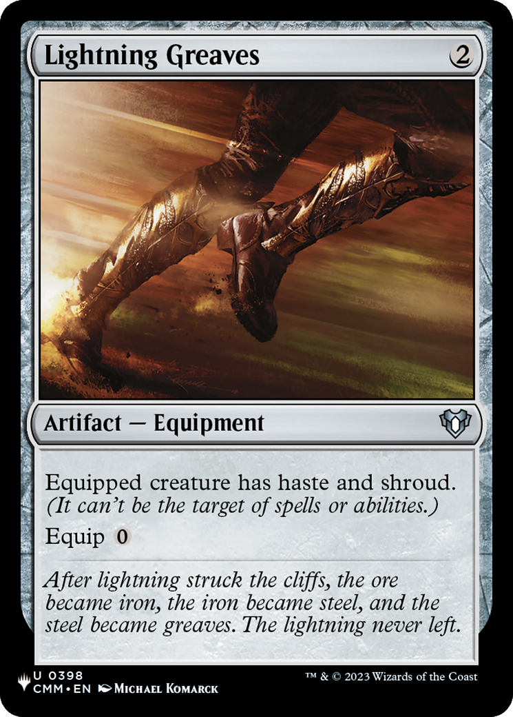 Lightning Greaves (CMM) [The List] | Rook's Games and More