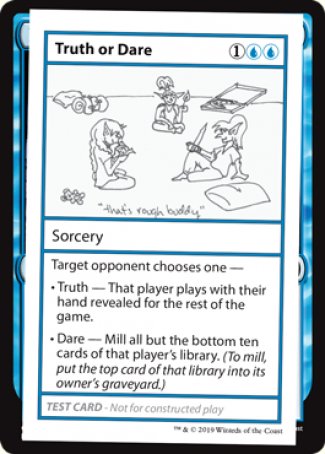 Truth or Dare (2021 Edition) [Mystery Booster Playtest Cards] | Rook's Games and More