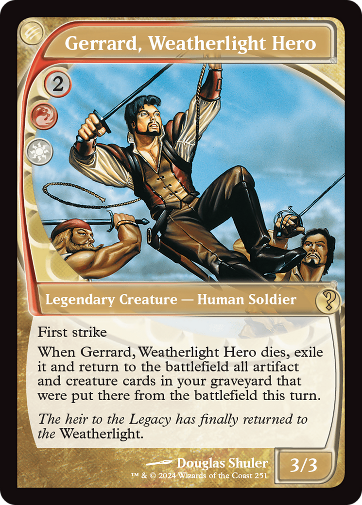 Gerrard, Weatherlight Hero (Future Sight) [Mystery Booster 2] | Rook's Games and More