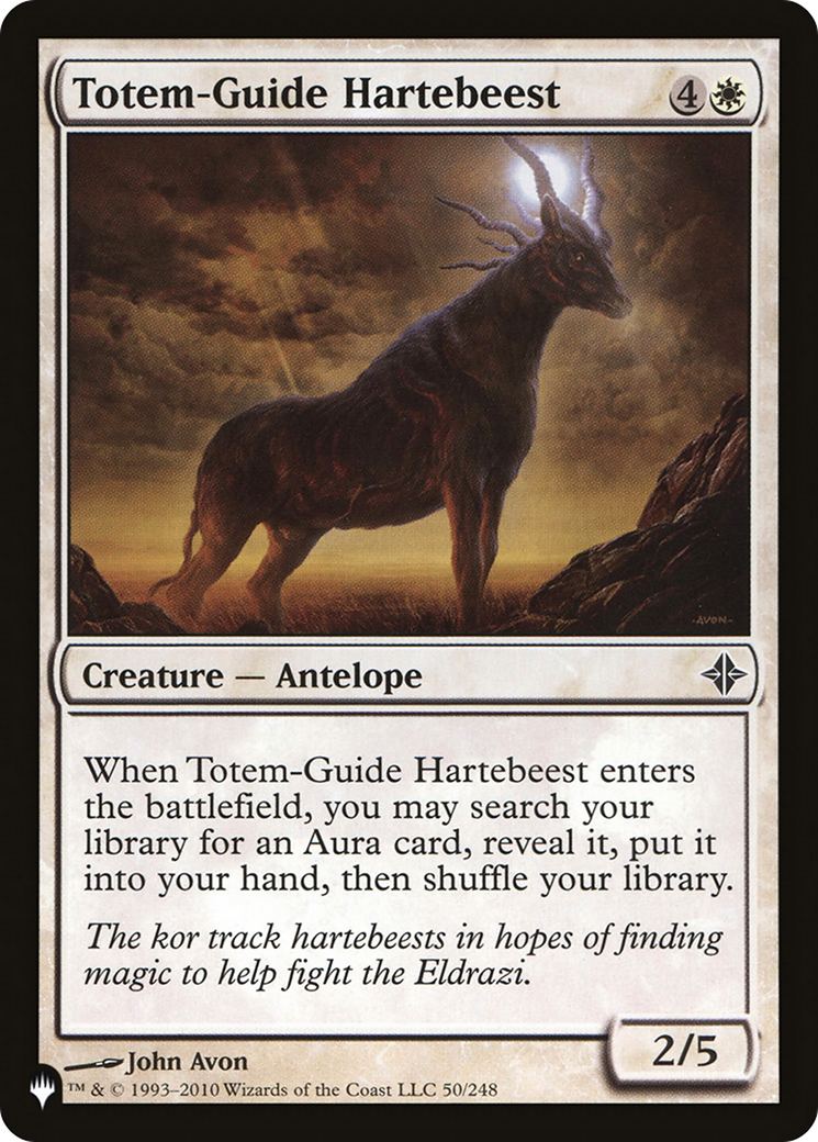 Totem-Guide Hartebeest [The List Reprints] | Rook's Games and More