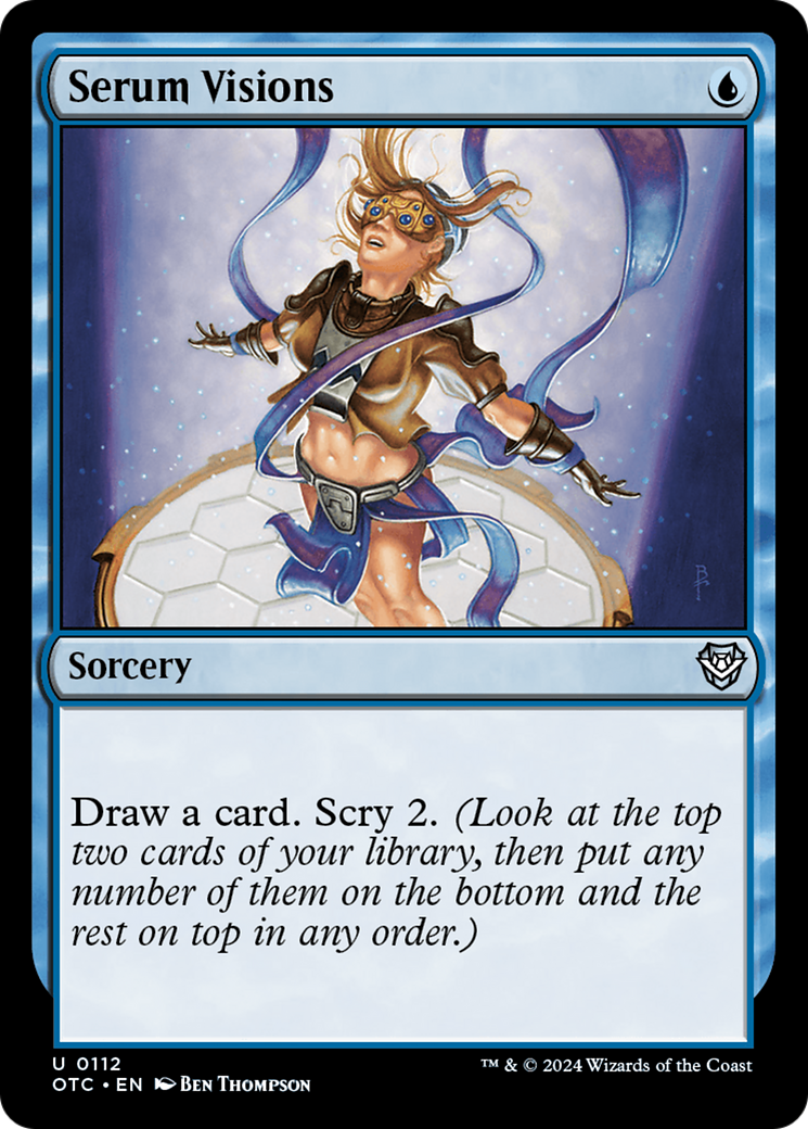 Serum Visions [Outlaws of Thunder Junction Commander] | Rook's Games and More