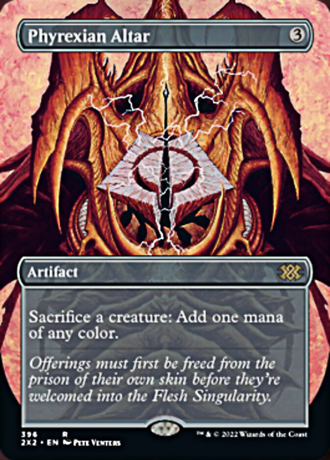 Phyrexian Altar (Borderless Alternate Art) [Double Masters 2022] | Rook's Games and More