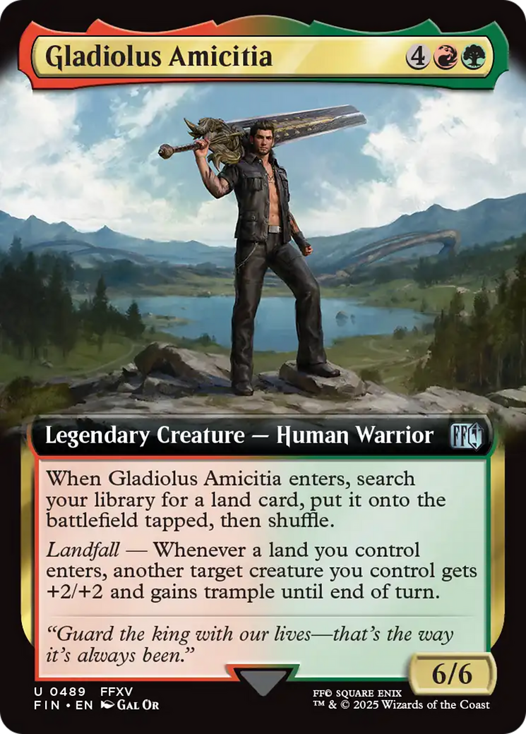 Gladiolus Amicitia (Extended Art) [FINAL FANTASY] | Rook's Games and More