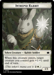 Wall // Intrepid Rabbit Double-Sided Token [Bloomburrow Tokens] | Rook's Games and More