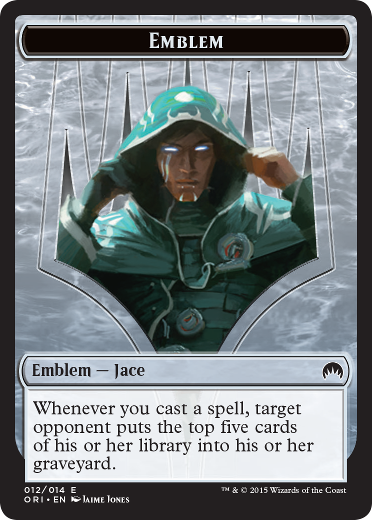 Pest // Jace, Telepath Unbound Emblem Double-Sided Token [Secret Lair: From Cute to Brute Tokens] | Rook's Games and More