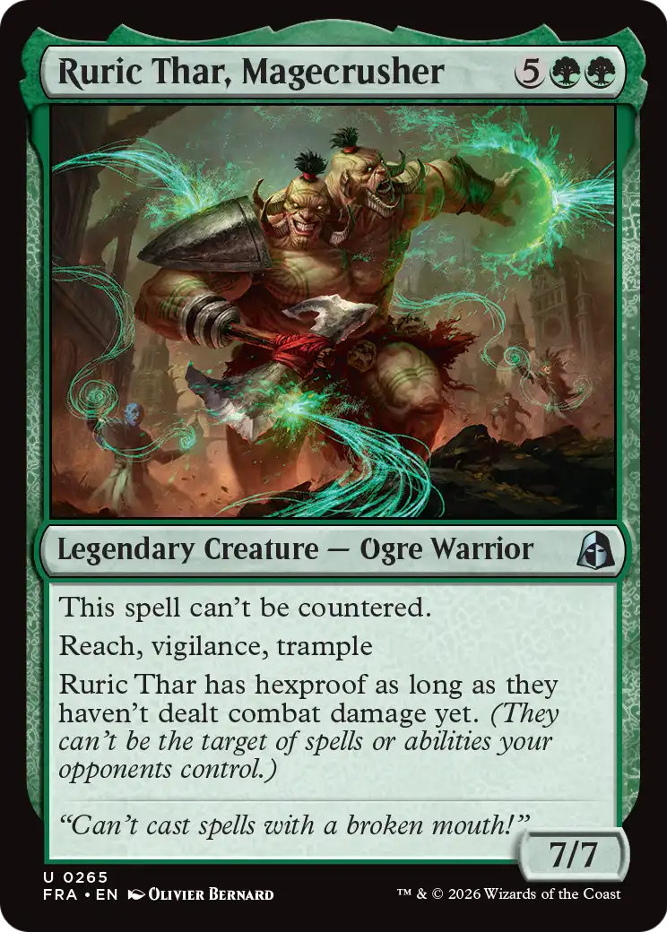 Ruric Thar, Magecrusher [Reality Fracture] | Rook's Games and More