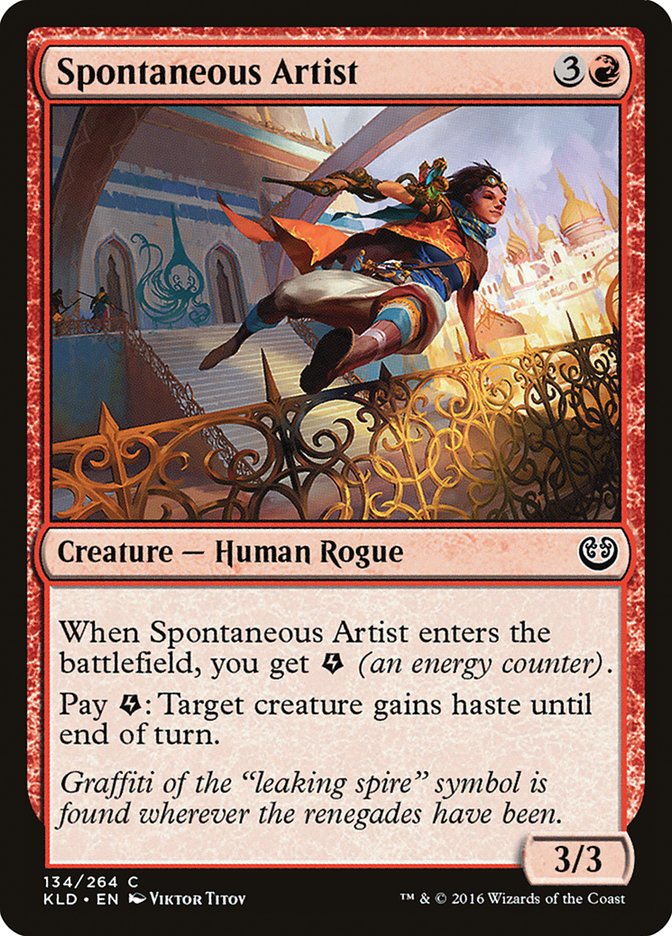Spontaneous Artist [Kaladesh] | Rook's Games and More