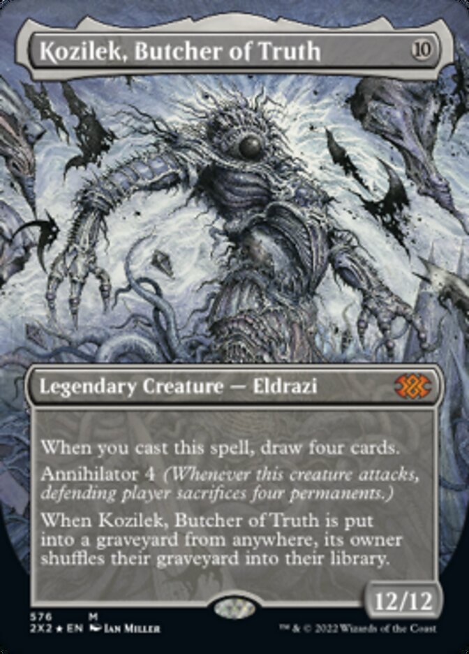 Kozilek, Butcher of Truth (Textured Foil) [Double Masters 2022] | Rook's Games and More