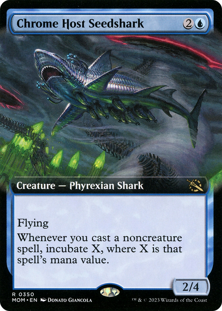 Chrome Host Seedshark (Extended Art) [March of the Machine] | Rook's Games and More