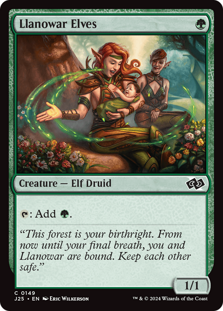 Llanowar Elves [Foundations Jumpstart] | Rook's Games and More