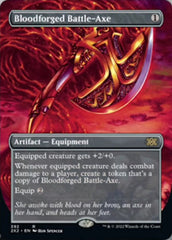 Bloodforged Battle-Axe (Borderless Alternate Art) [Double Masters 2022]