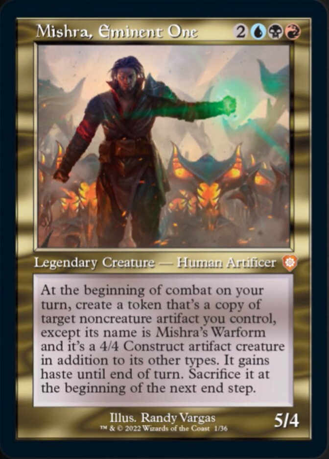Mishra, Eminent One (001) (Retro) [The Brothers' War Commander] | Rook's Games and More