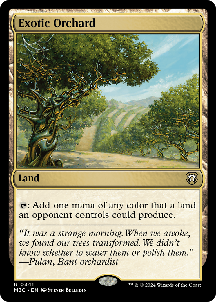 Exotic Orchard (Ripple Foil) [Modern Horizons 3 Commander] | Rook's Games and More