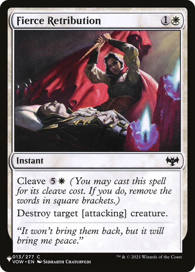 Fierce Retribution [The List] | Rook's Games and More