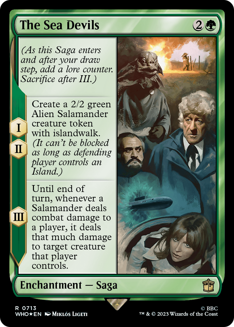 The Sea Devils (Surge Foil) [Doctor Who] | Rook's Games and More