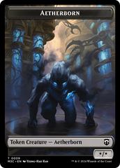 Aetherborn // Thopter Double-Sided Token [Modern Horizons 3 Commander Tokens] | Rook's Games and More