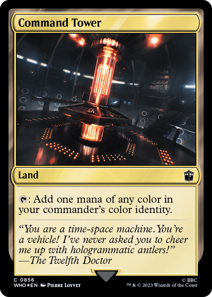 Command Tower (0856) (Surge Foil) [Doctor Who] | Rook's Games and More