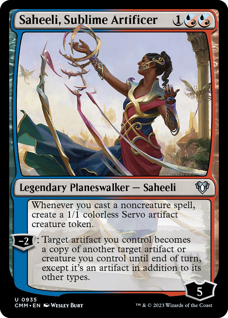 Saheeli, Sublime Artificer [Commander Masters] | Rook's Games and More