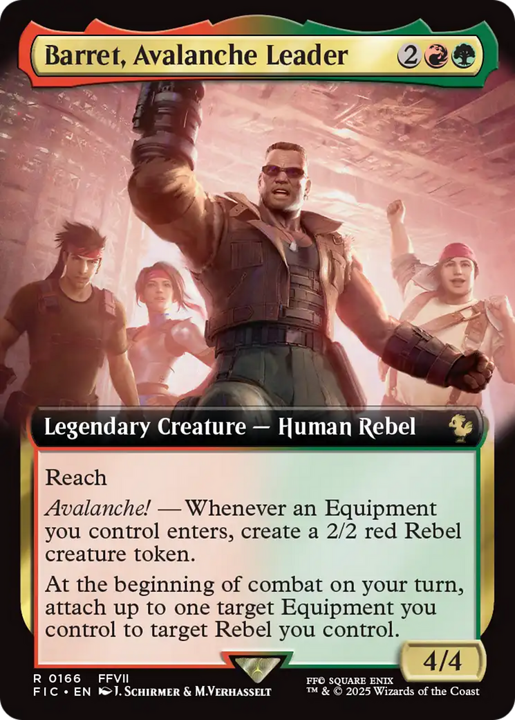Barret, Avalanche Leader (Extended Art) [FINAL FANTASY Commander] | Rook's Games and More