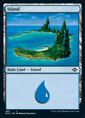 Island (483) (Foil Etched) [Modern Horizons 2] | Rook's Games and More