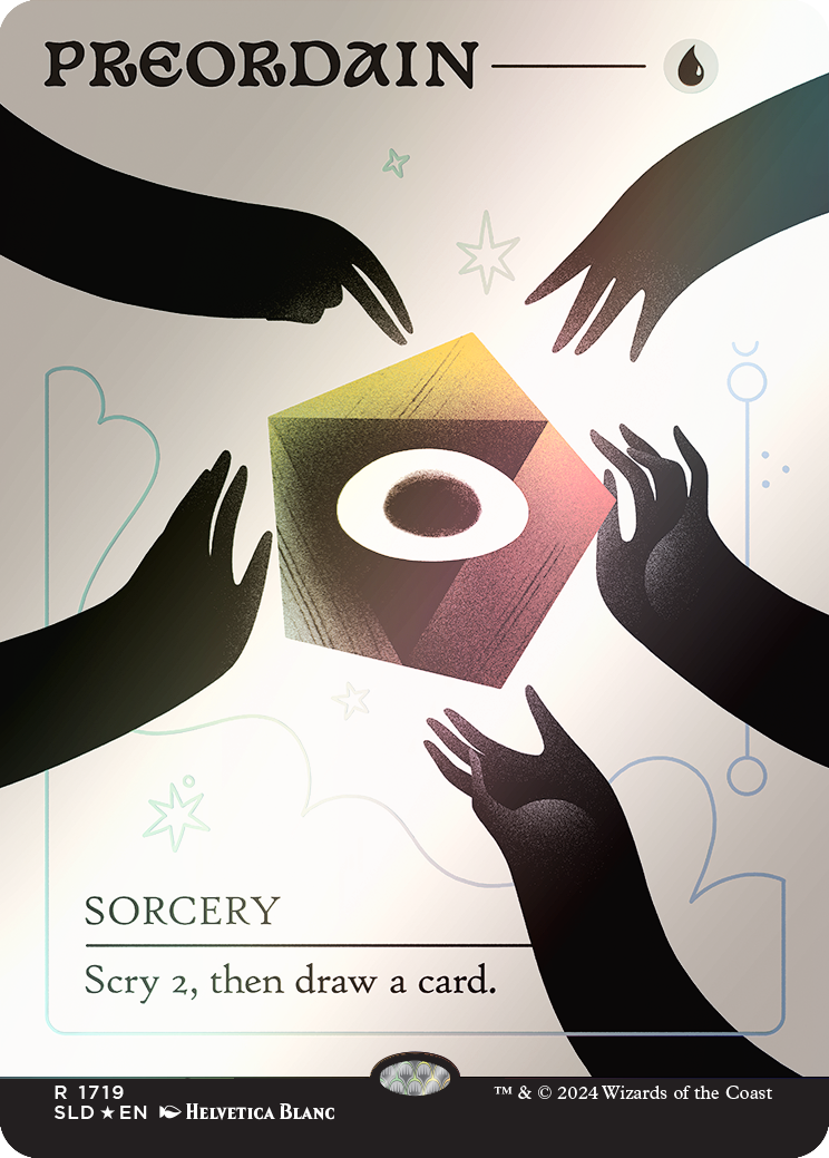 Preordain (1719) (Rainbow Foil) [Secret Lair Drop Series] | Rook's Games and More