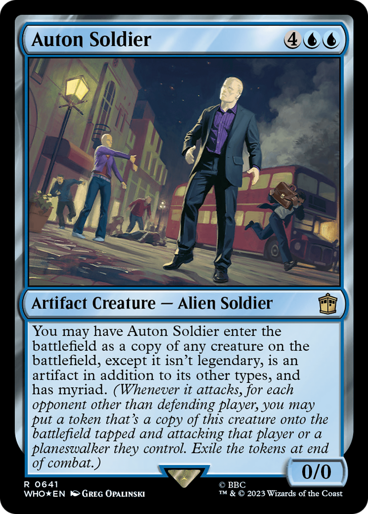 Auton Soldier (Surge Foil) [Doctor Who] | Rook's Games and More