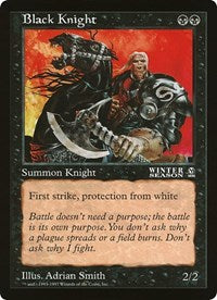 Black Knight (Oversized) [Oversize Cards] | Rook's Games and More