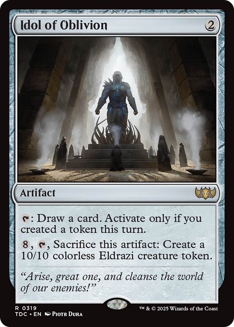 Idol of Oblivion [Tarkir: Dragonstorm Commander] | Rook's Games and More