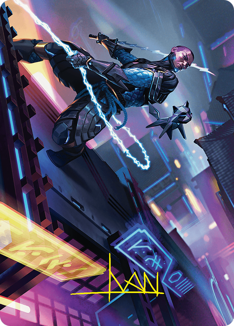 Kiora, the Rising Tide Art Card (30/54) (Gold-Stamped Signature) [Foundations Art Series] | Rook's Games and More