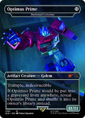 Darksteel Colossus - Optimus Prime (Borderless) [Secret Lair Drop Series] | Rook's Games and More